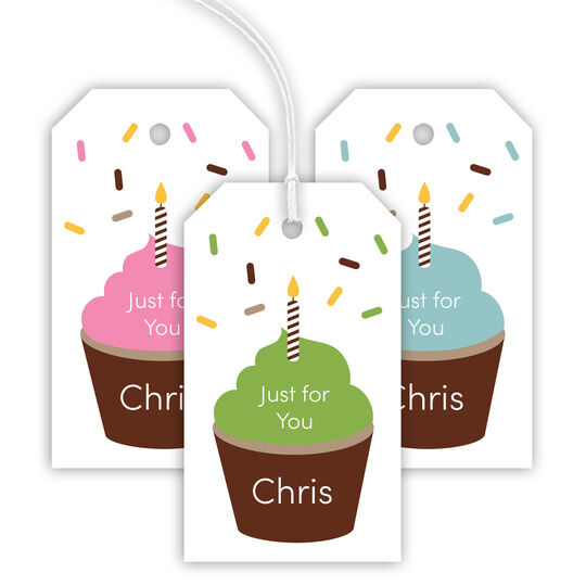 Cupcake Hanging Gift Tags